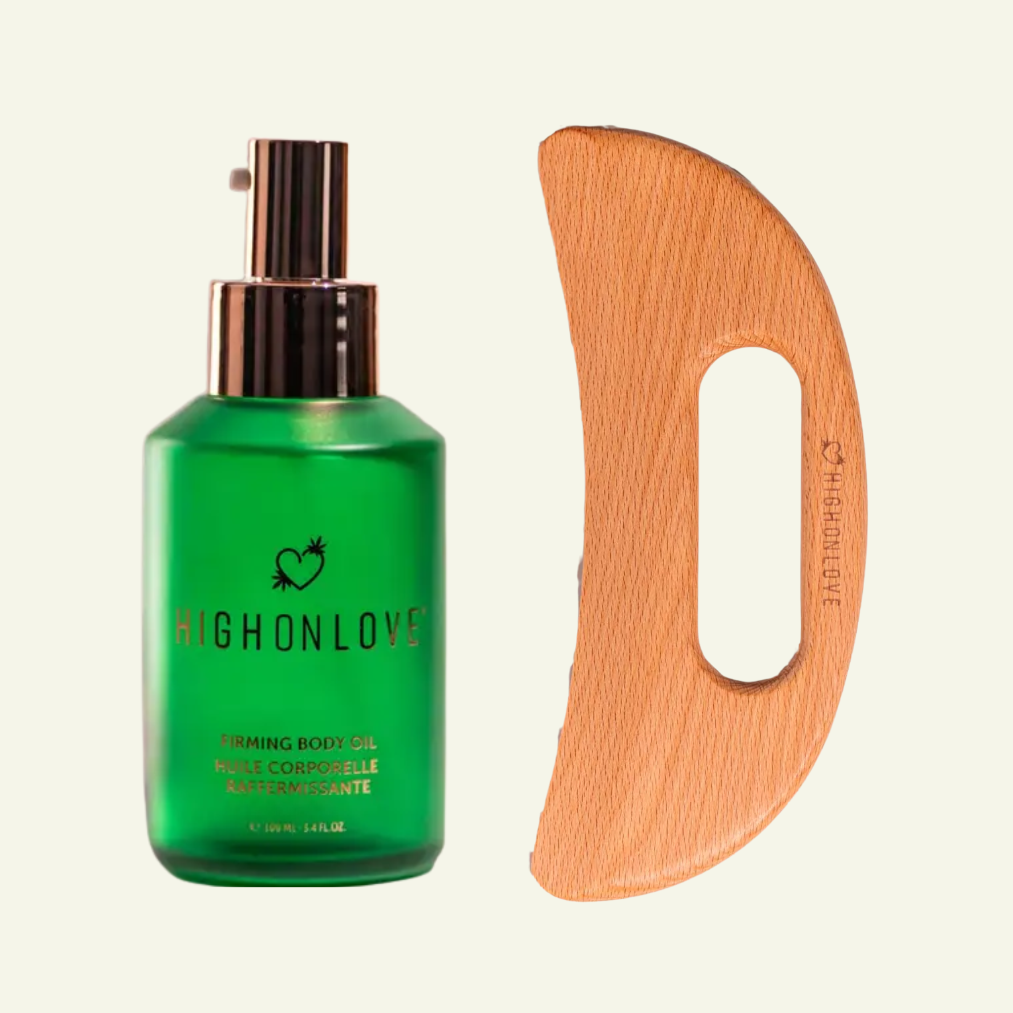 Firming Body Oil with Gua Sha Set